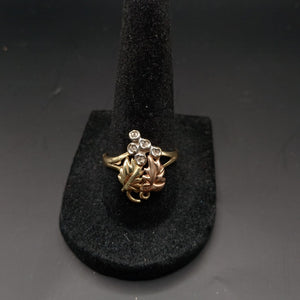 ANILLITO ORO, ORO COMBINADO 14 K 3.3 GRMS (SEMINUEVO)