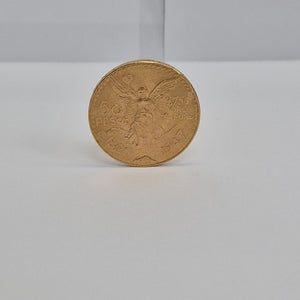 Moneda Centenario Cincuenta Pesos Oro Mexicano 21.6K