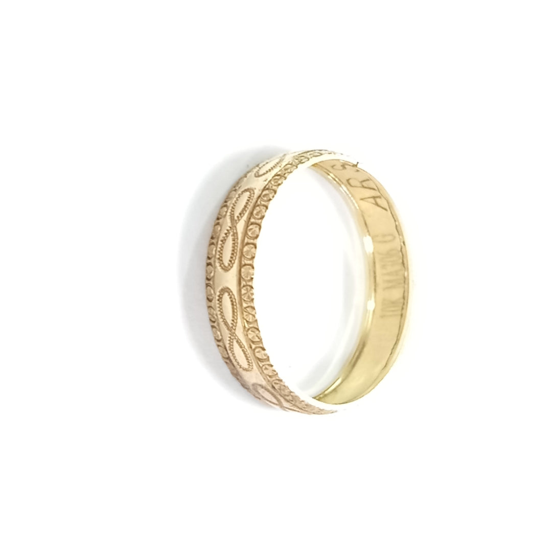 ARGOLLA ORO 10 K 1.4 GRMS (SEMINUEVO)