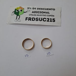 ARGOLLA ORO 10 K 3.9 GRMS (SEMINUEVO)