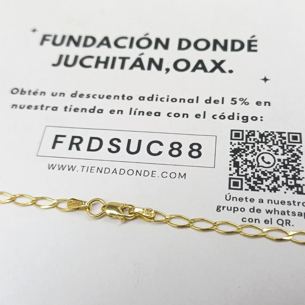 CADENA ORO 10 K 4.3 GRMS (SEMINUEVO)