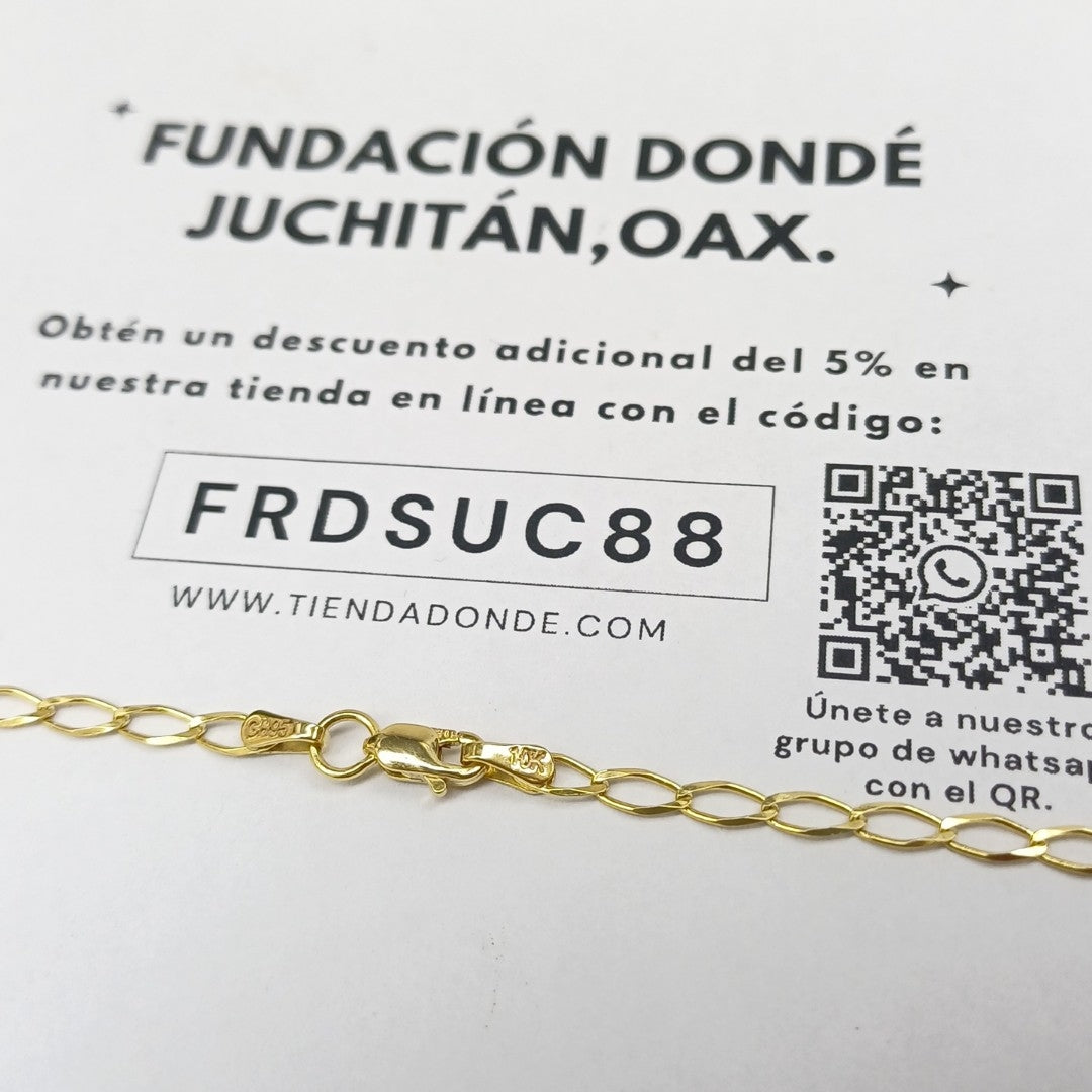 CADENA ORO 10 K 4.3 GRMS (SEMINUEVO)