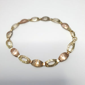PULSERA ORO,ORO COMBINADO 10 K 3,50 GRMS (SEMINUEVO)