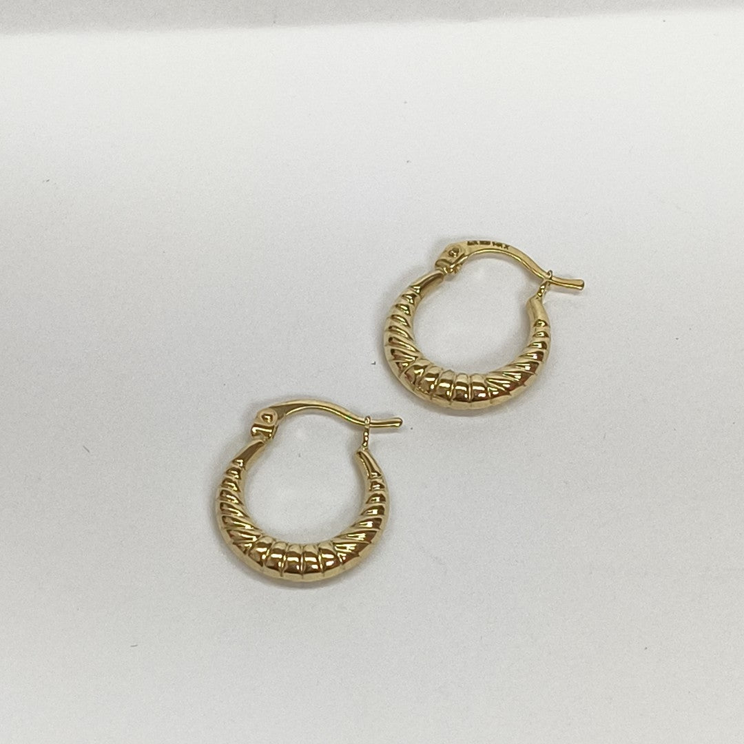 ARRACADAS ORO 14K 1.1 (NUEVO)