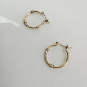 ARRACADAS PAR ORO 14 K 2.2 GRMS (SEMINUEVO)