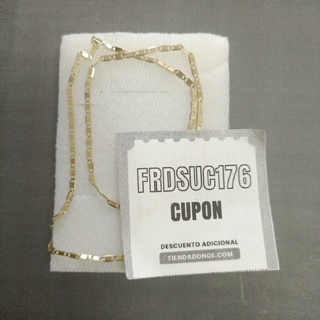 CADENA ORO 14 K 2,40 GRMS (SEMINUEVO)