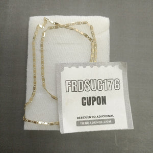 CADENA ORO 14 K 2,40 GRMS (SEMINUEVO)