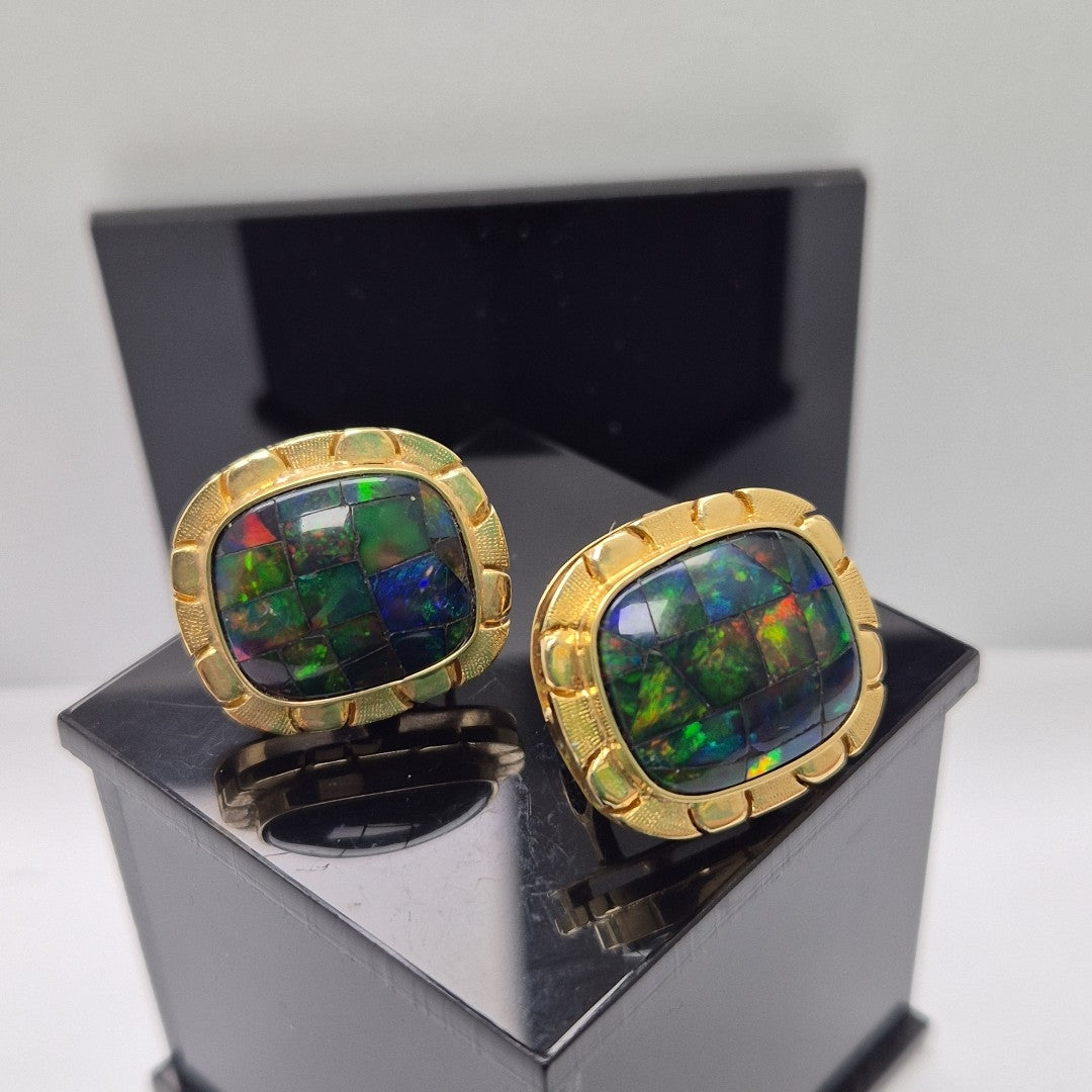 ARETES PAR ORO 14 K 14,70 GRMS (SEMINUEVO)