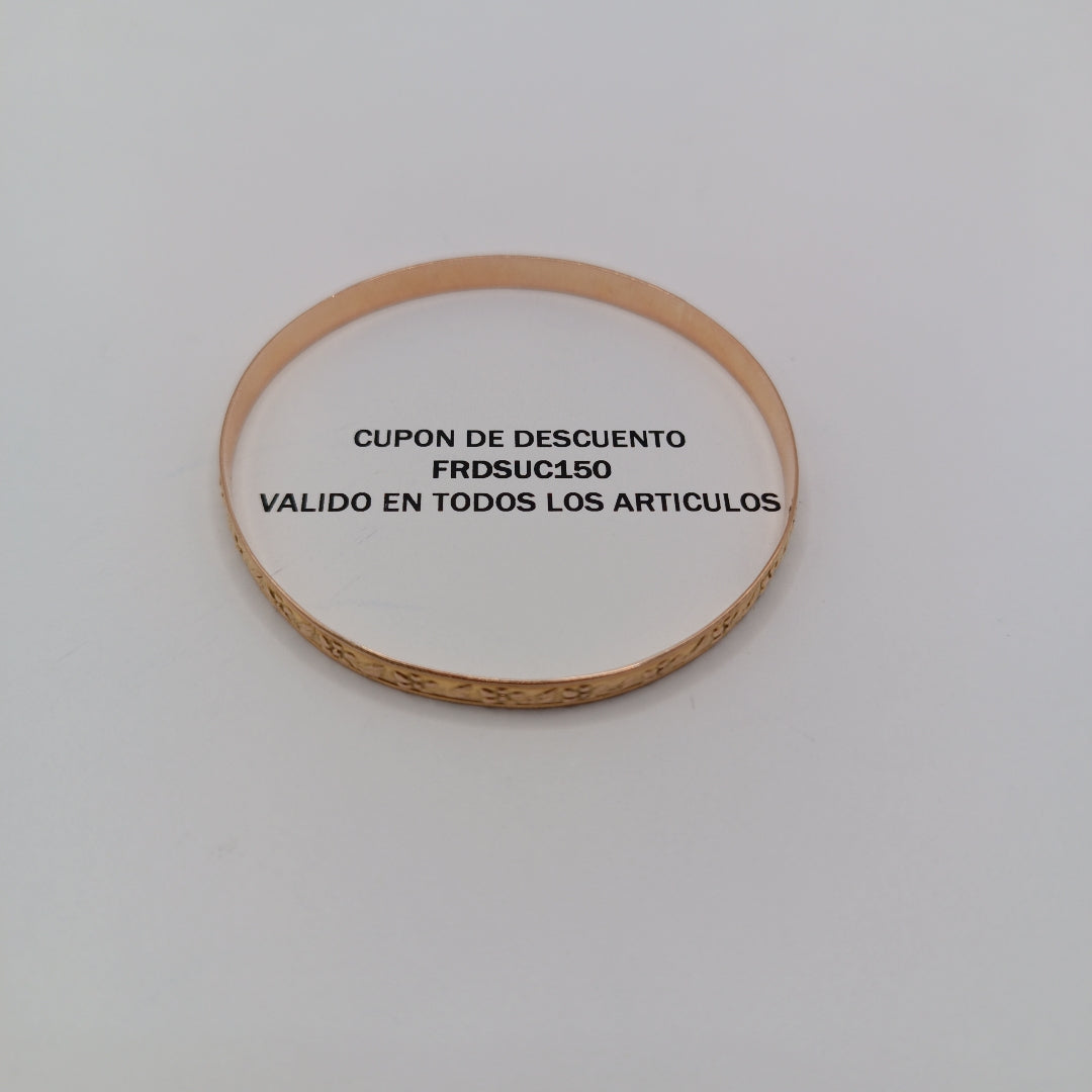 PULSERA RIGIDA ORO 8 K 7.6 GRMS (SEMINUEVO)