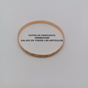 PULSERA RIGIDA ORO 8 K 7.6 GRMS (SEMINUEVO)