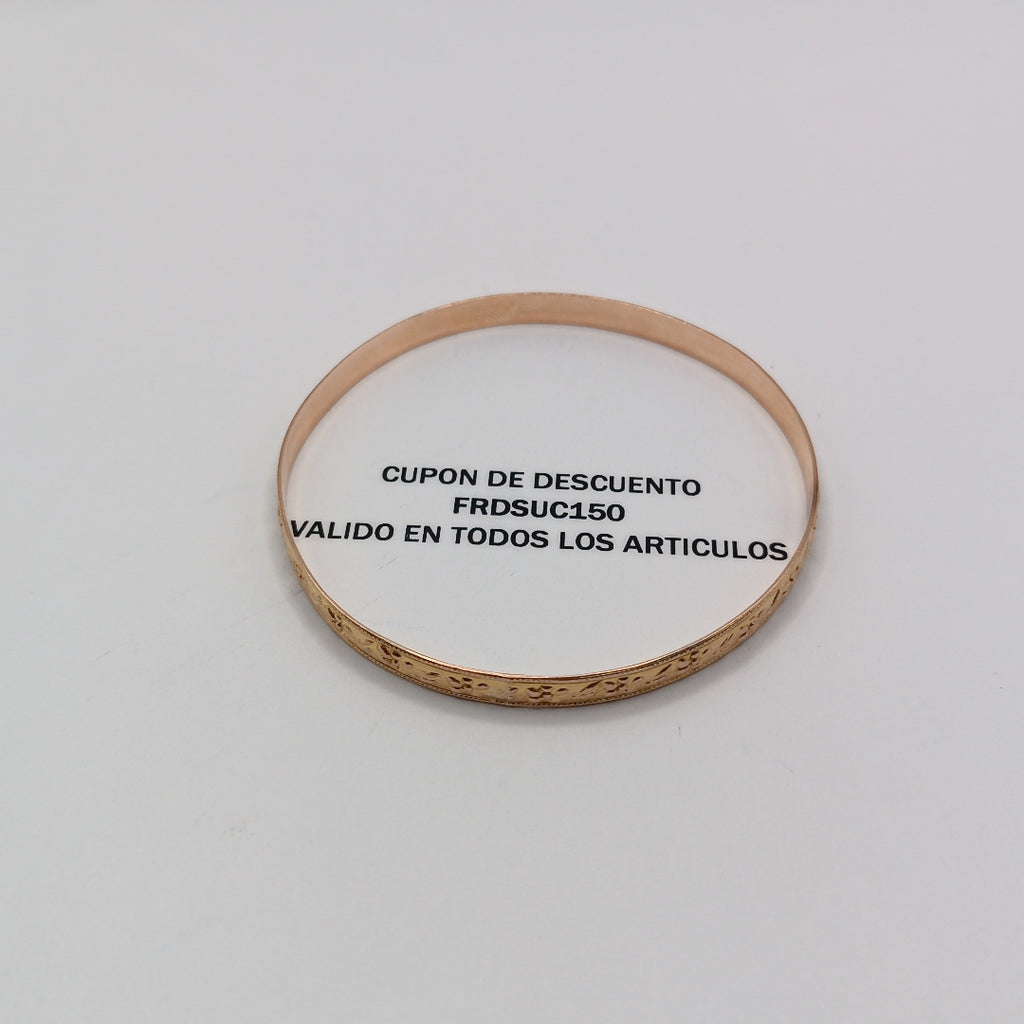 PULSERA RIGIDA ORO 8 K 7.9 GRMS (SEMINUEVO)
