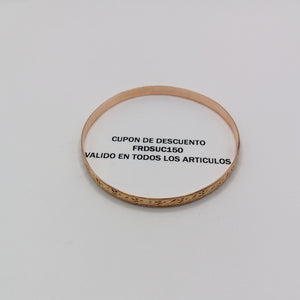 PULSERA RIGIDA ORO 8 K 7.9 GRMS (SEMINUEVO)