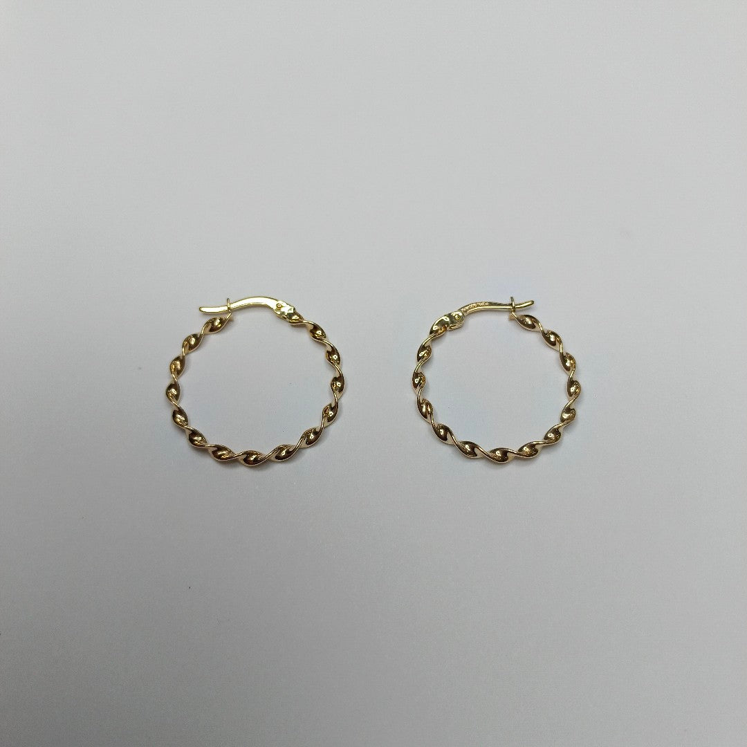 ARRACADAS ORO 14K 1.5 (NUEVO)