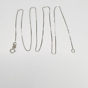 CADENA ORO BLANCO 18 K 1.3 GRMS (SEMINUEVO)