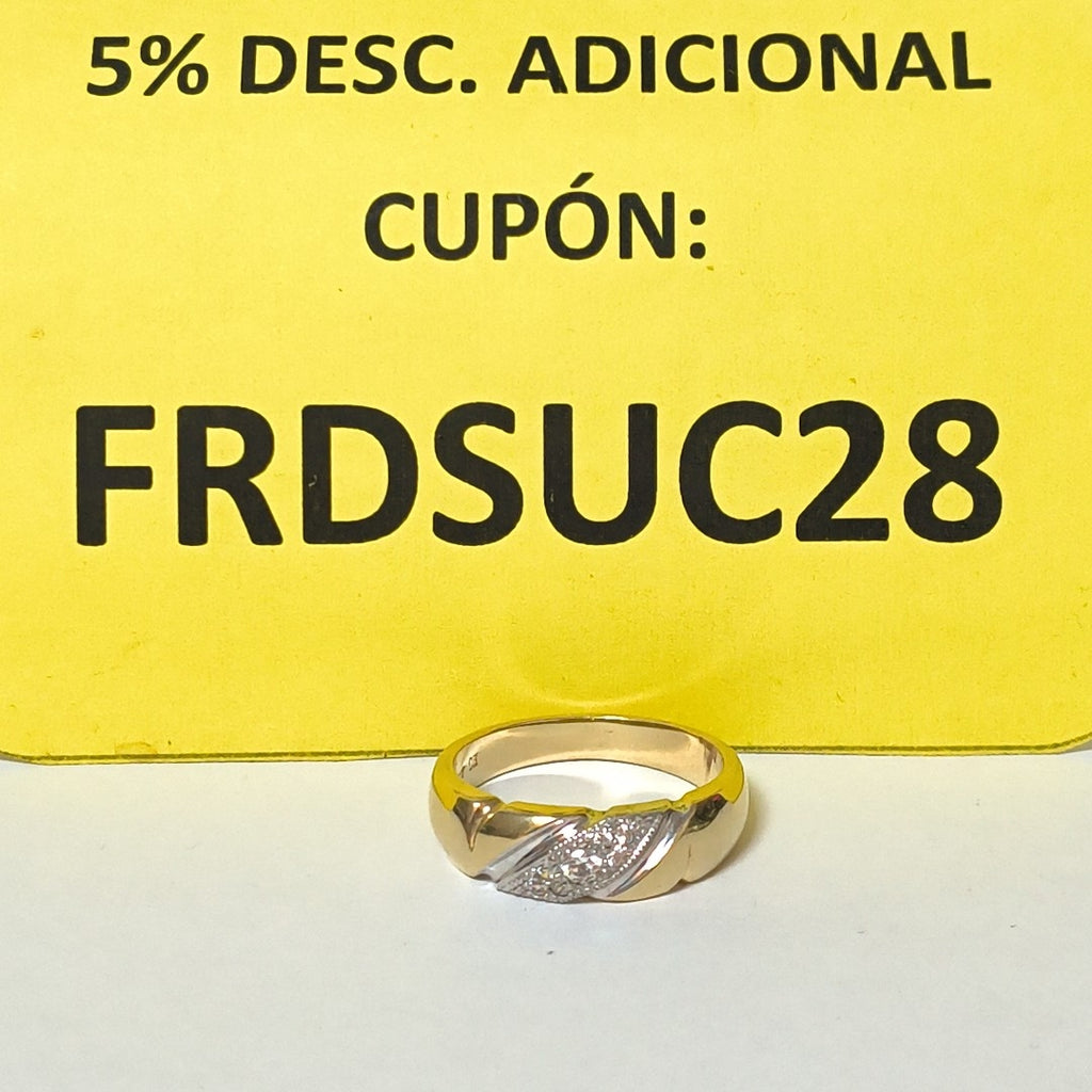 ANILLO ORO 10 K 6,10 GRMS (SEMINUEVO)