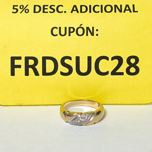 ANILLO ORO 10 K 6,10 GRMS (SEMINUEVO)
