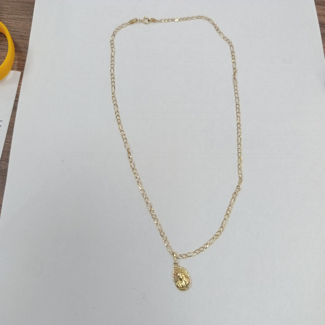 CADENA, DIJE ORO 10 K 4.1 GRMS (SEMINUEVO)