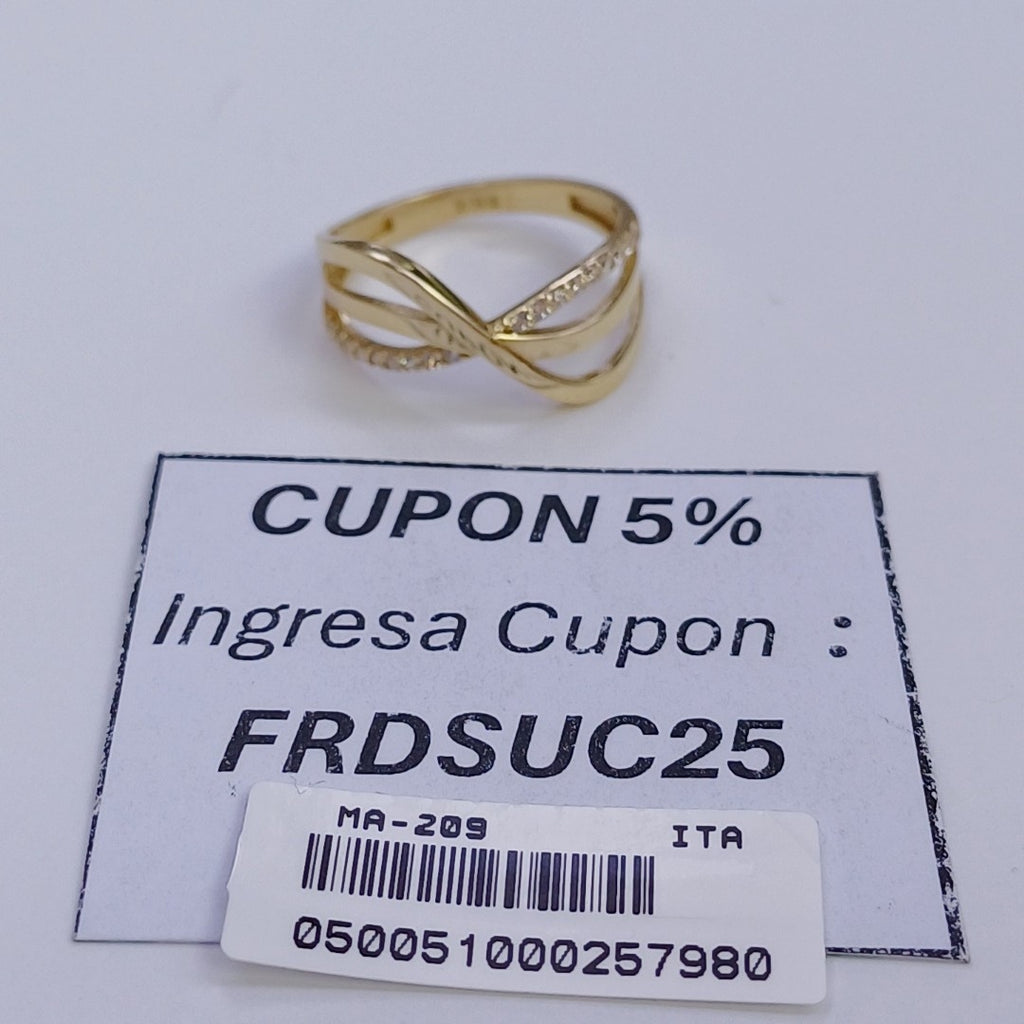 ANILLOS DAMA ORO 14K 2 (NUEVO)