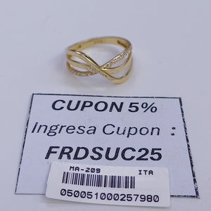 ANILLOS DAMA ORO 14K 2 (NUEVO)