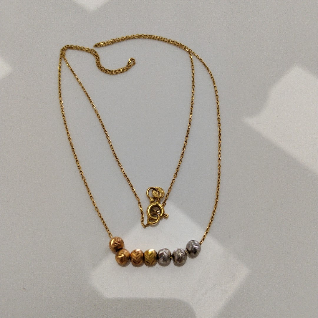 GARGANTILLA ORO 14 K 2.2 GRMS (SEMINUEVO)