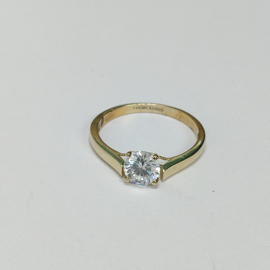 SOLITARIO ORO 14 K 2,10 GRMS (SEMINUEVO)