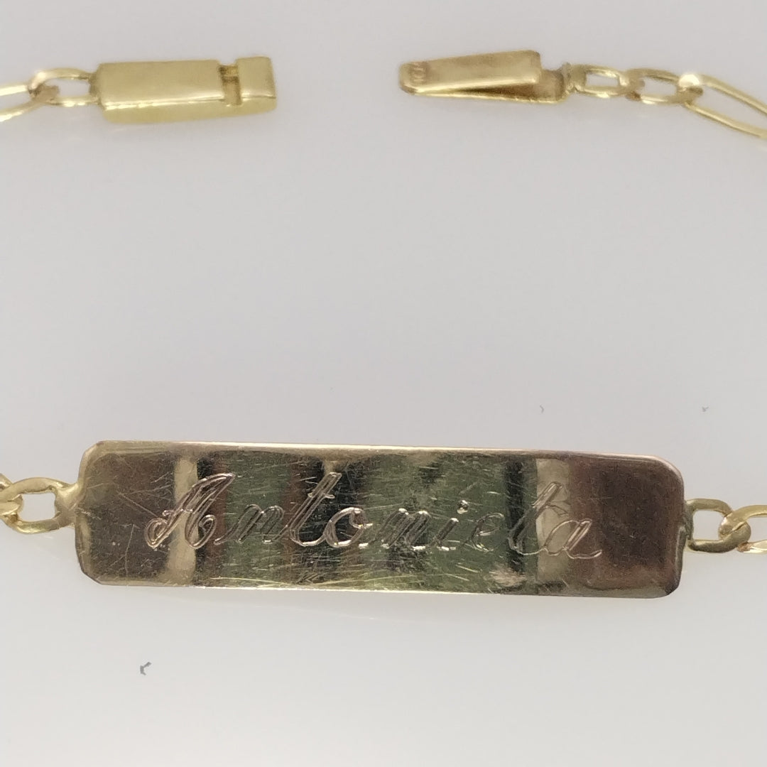 ESCLAVA ORO 10 K 2.6 GRMS (SEMINUEVO)