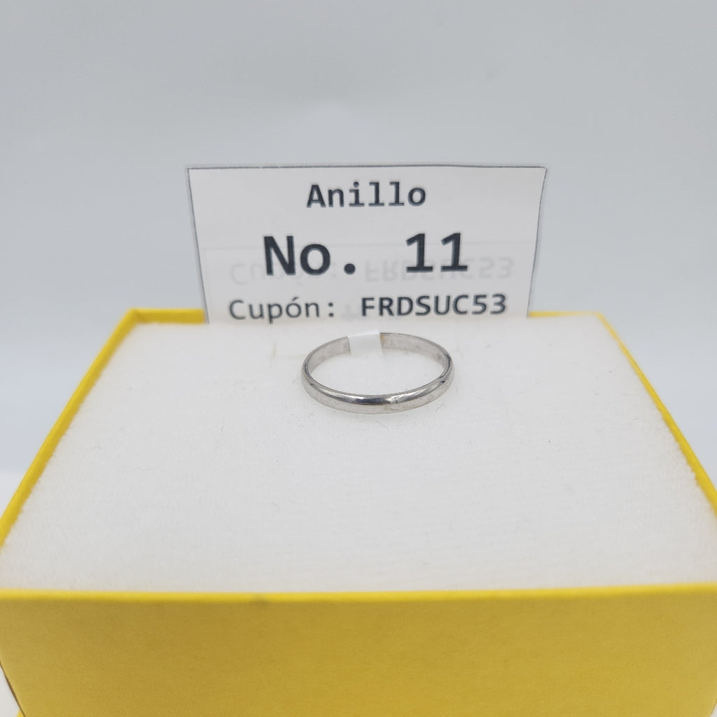 ARGOLLA ORO BLANCO 14 K 2,40 GRMS (SEMINUEVO)