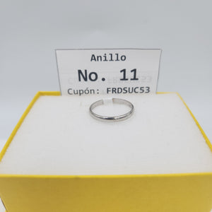 ARGOLLA ORO BLANCO 14 K 2,40 GRMS (SEMINUEVO)