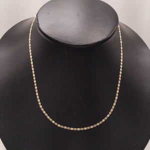 CADENA ORO COMBINADO 10 K 1.4 GRMS (SEMINUEVO)