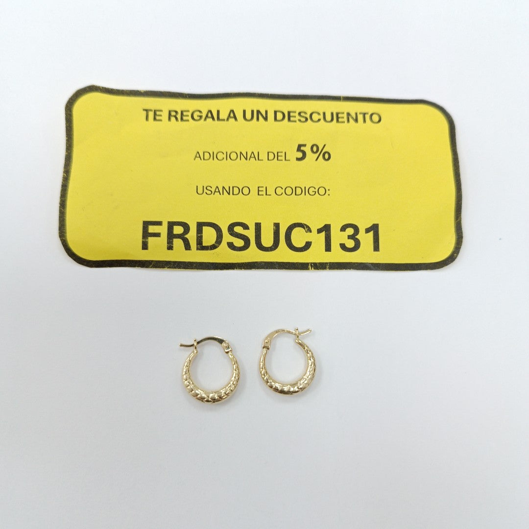 ARRACADAS ORO 14K 1.1 (NUEVO)