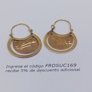 ARRACADAS PAR ORO 10 K 2,60 GRMS (SEMINUEVO)