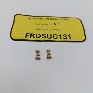 BROQUELES ORO 14K 1.1 (NUEVO)