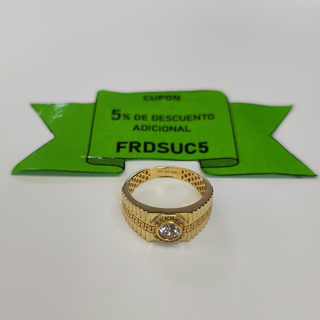 ANILLOS CABALLERO ORO 14K 4.4 (NUEVO)