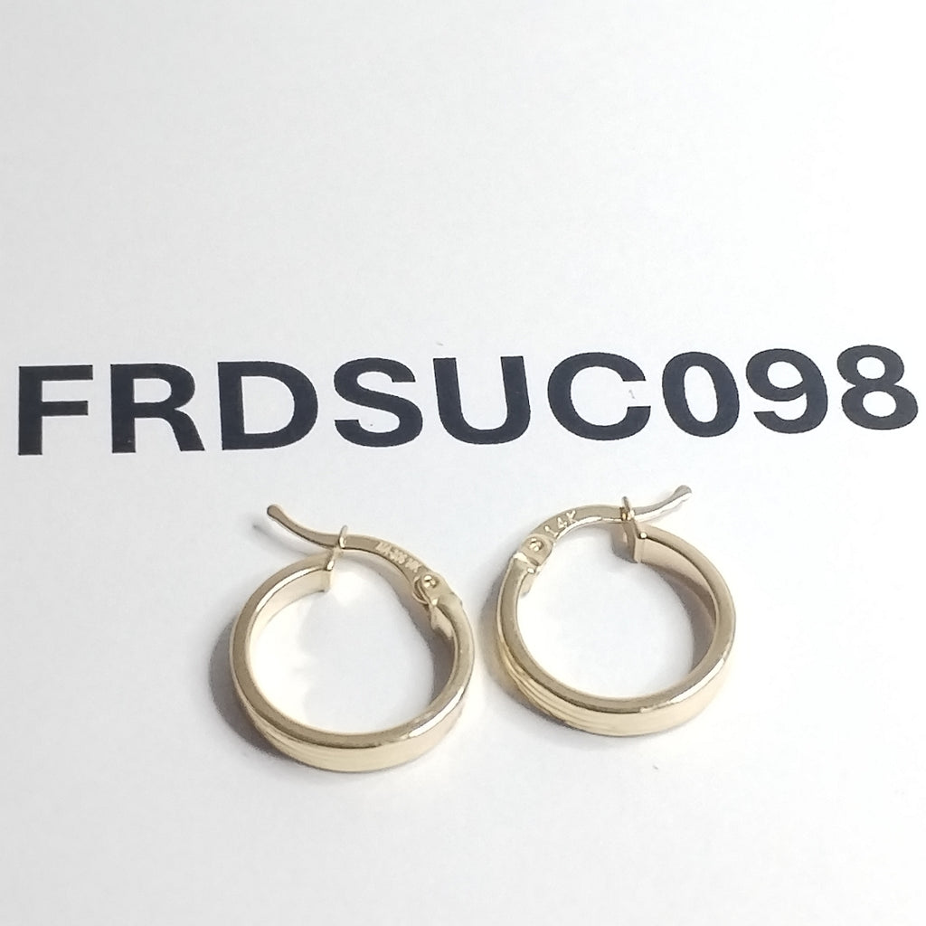 ARRACADAS ORO 14K 1.5 (NUEVO)