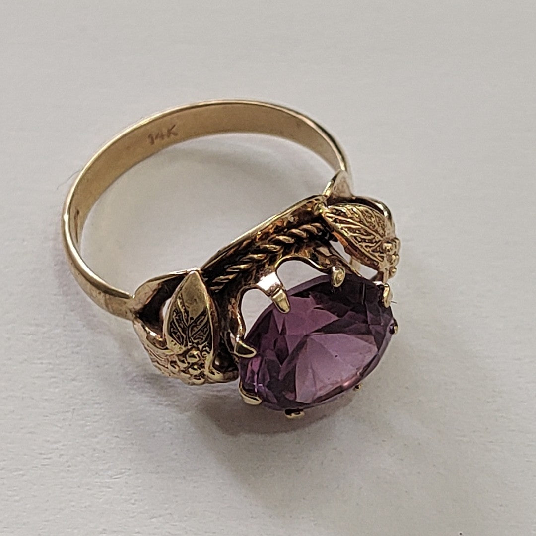 ANILLO ORO 14 K 3,40 GRMS (SEMINUEVO)