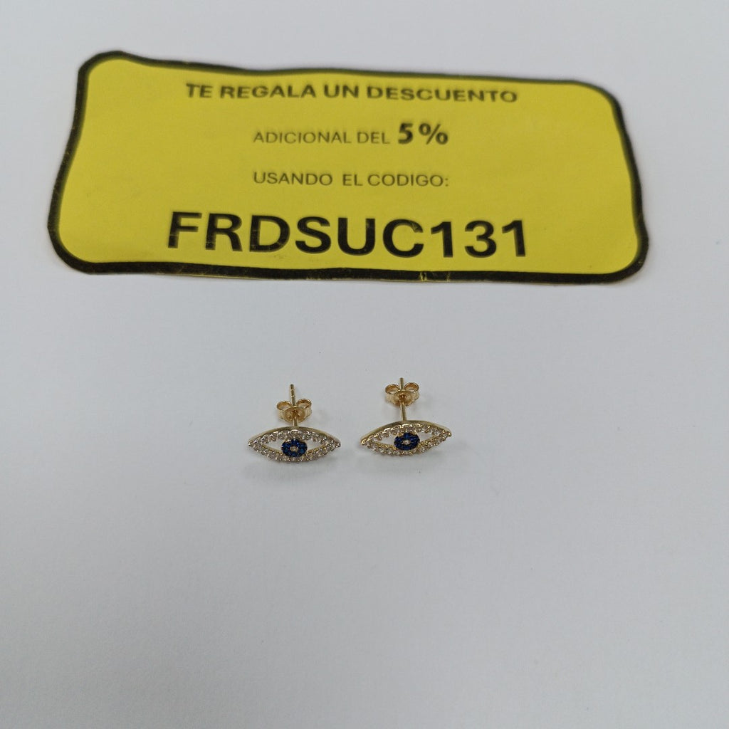 BROQUELES ORO 14K 1.5 (NUEVO)
