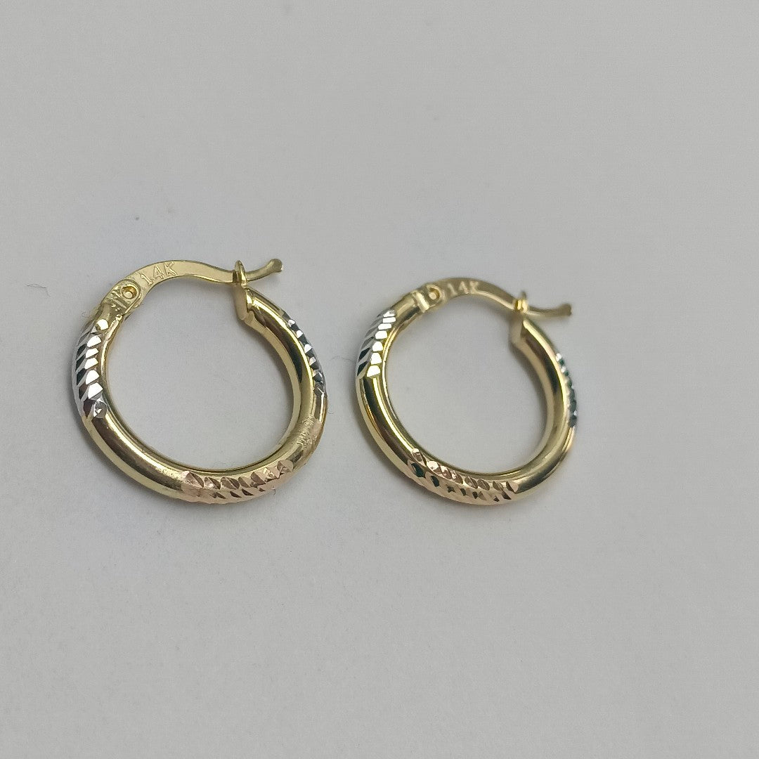 ARRACADAS ORO 14K 1.7 (NUEVO)