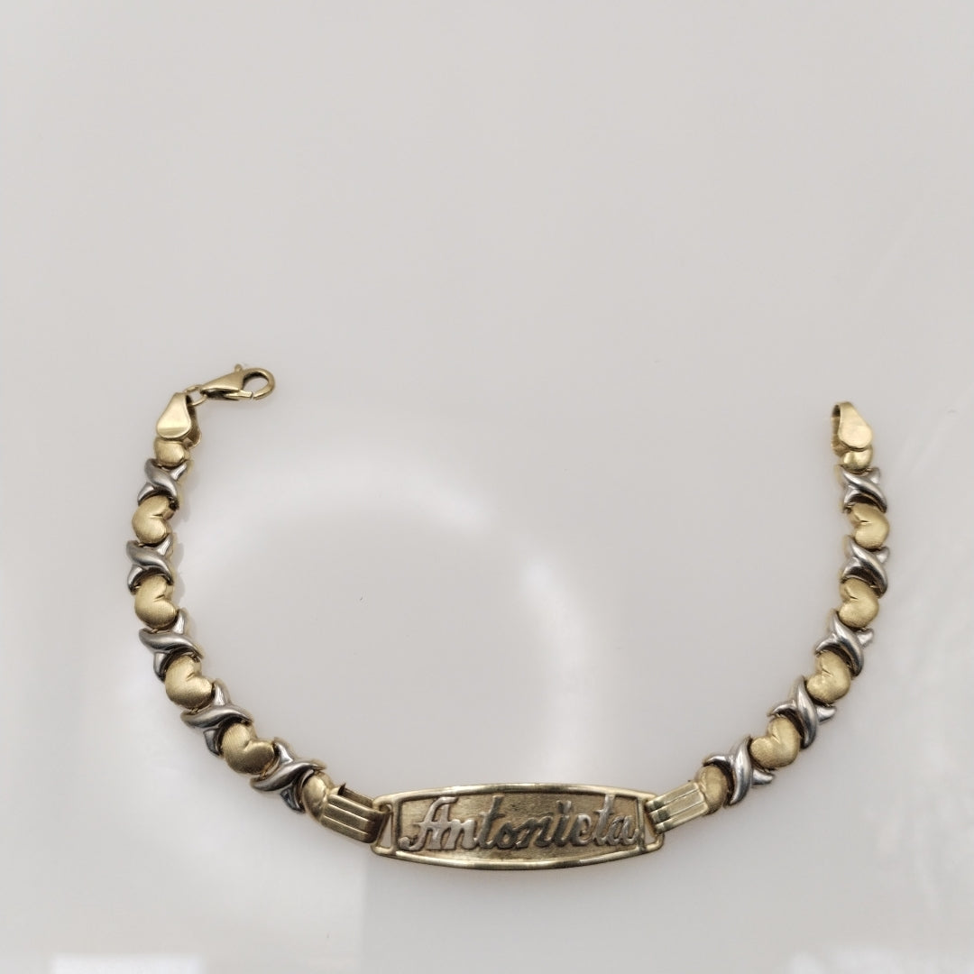 ESCLAVA ORO COMBINADO 14 K 6.2 GRMS (SEMINUEVO)
