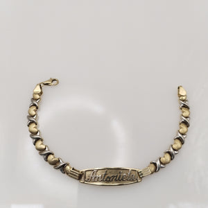 ESCLAVA ORO COMBINADO 14 K 6.2 GRMS (SEMINUEVO)