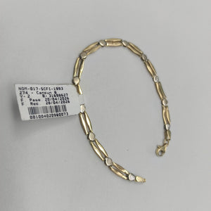 PULSERA ORO 14 K 3.8 GRMS (SEMINUEVO)