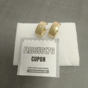 ARRACADAS PAR ORO 14 K 3.6 GRMS (SEMINUEVO)