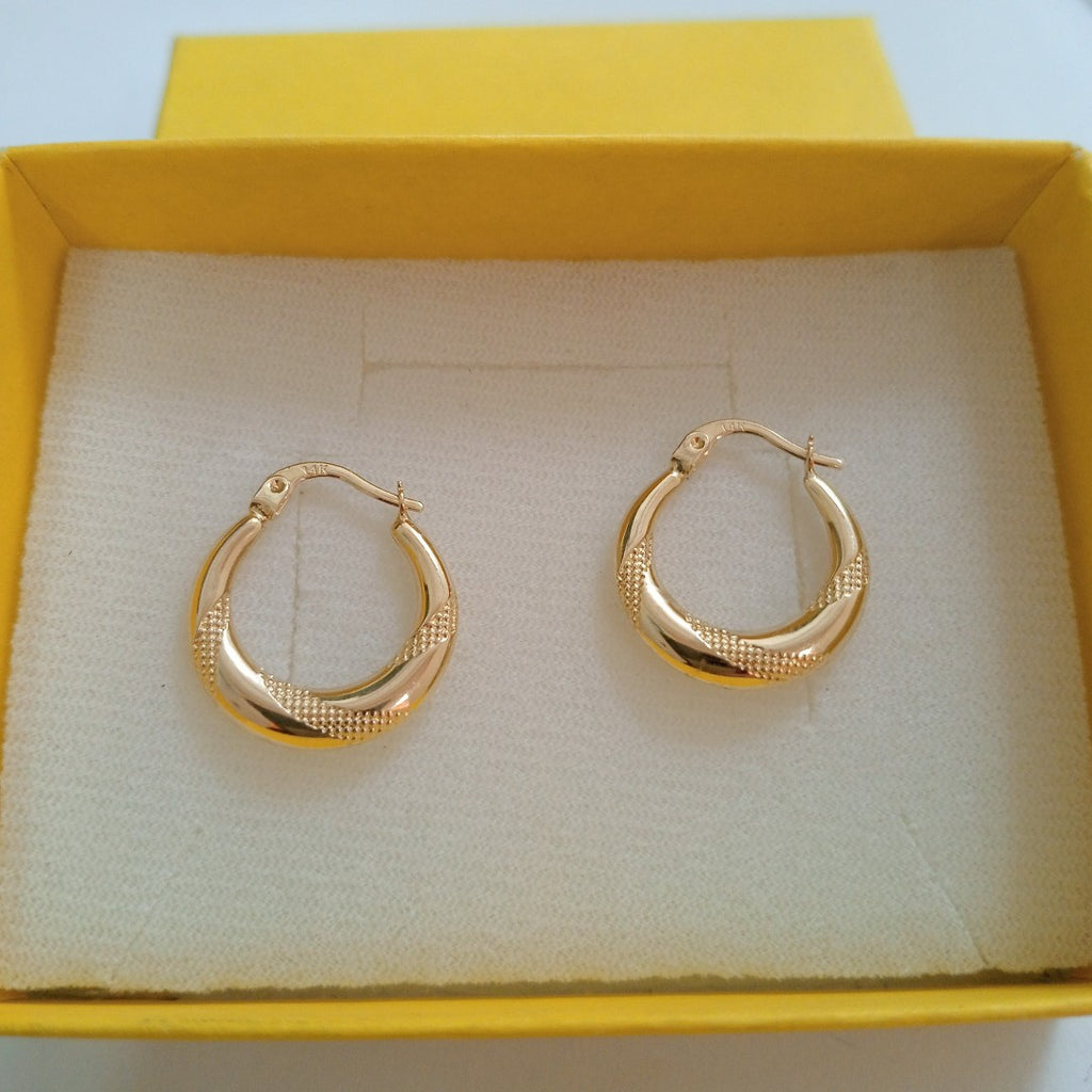 ARRACADAS ORO 14K 1.7 (NUEVO)