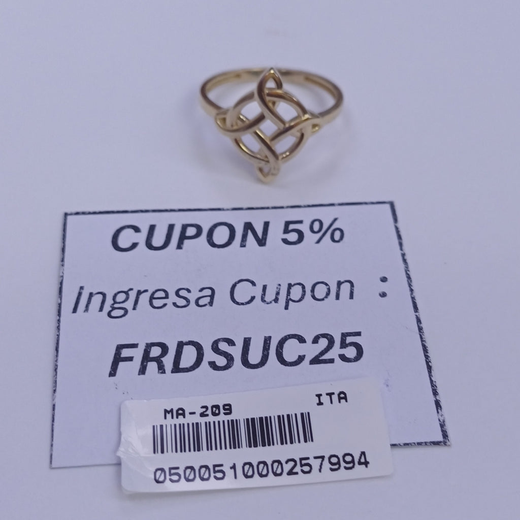 ANILLOS DAMA ORO 14K 1.5 (NUEVO)