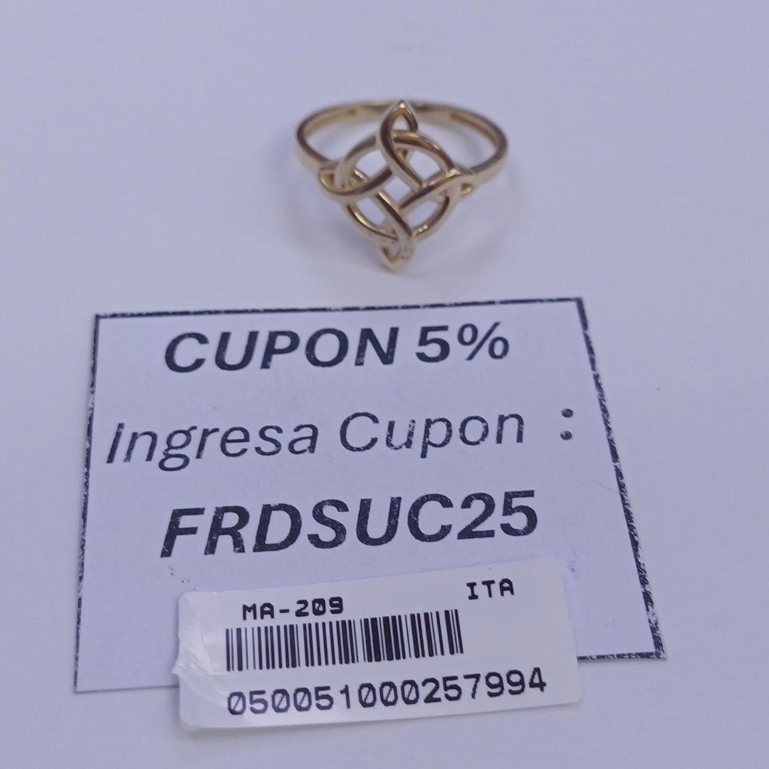 ANILLOS DAMA ORO 14K 1.5 (NUEVO)