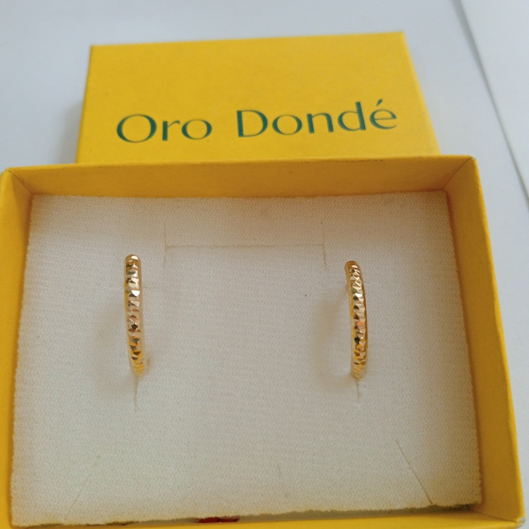 ARRACADAS ORO 14K 1.4 (NUEVO)