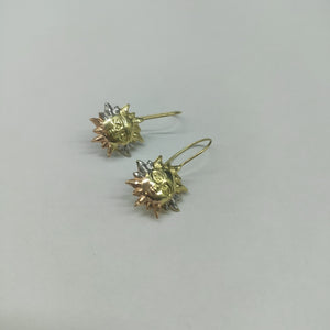 ARETES PAR ORO COMBINADO 10 K 0.9 GRMS (SEMINUEVO)