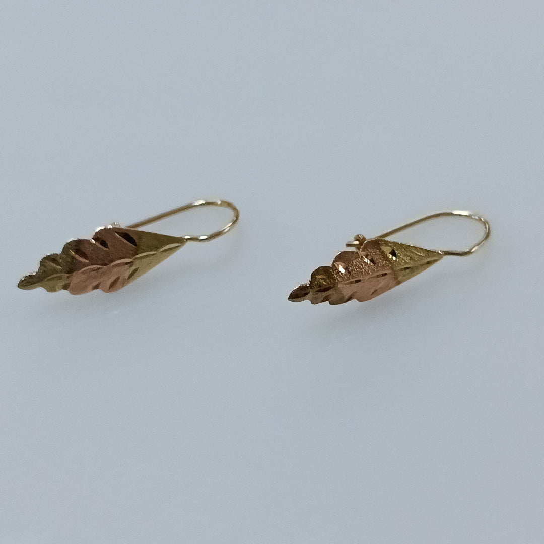 ARETES PAR ORO 14 K 0,90 GRMS (SEMINUEVO)