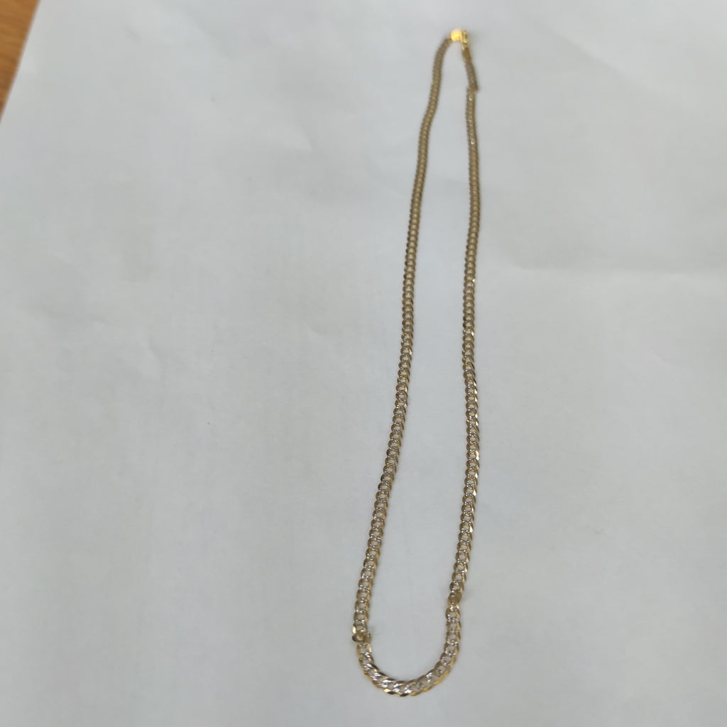 CADENA ORO, ORO COMBINADO 14 K 3.3 GRMS (SEMINUEVO)