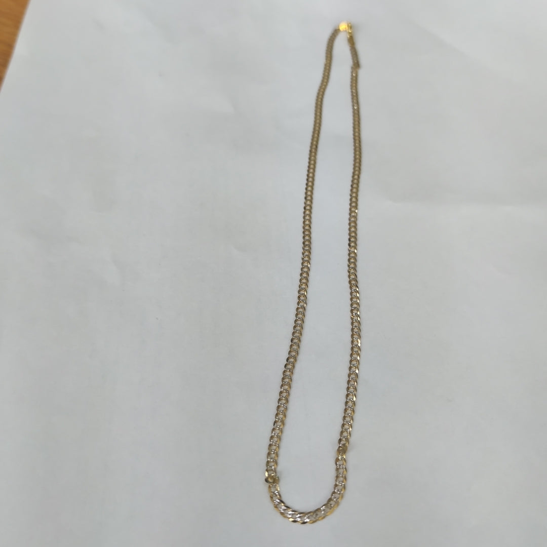 CADENA ORO, ORO COMBINADO 14 K 3.3 GRMS (SEMINUEVO)