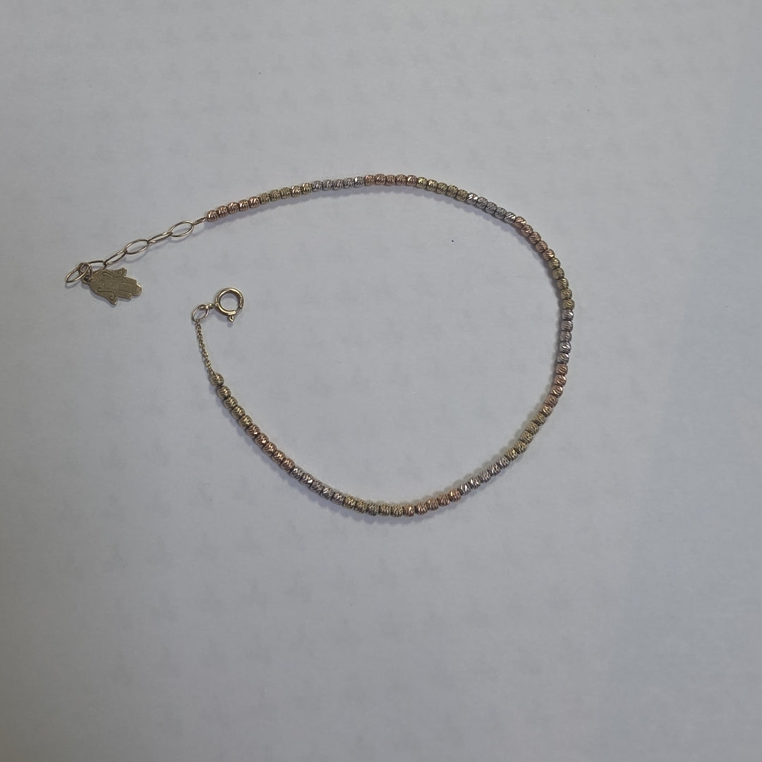 PULSERA ORO, ORO COMBINADO 14 K 2.8 GRMS (SEMINUEVO)